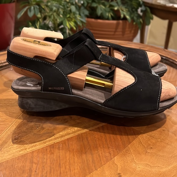 Mephisto Petra Sandals Suede Leather EURO 40 10M - Picture 7 of 8